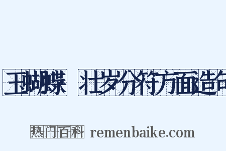玉蝴蝶·壮岁分符方面造句是什么意思的图片